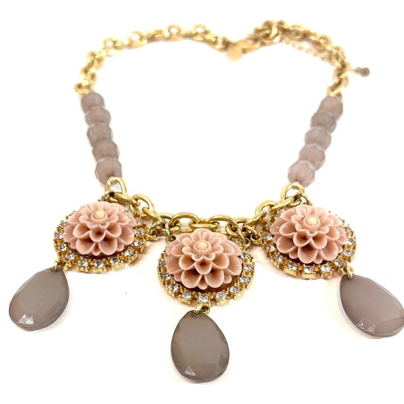 Lia Sophia Vintage-Style Floral Statement Necklace | NWT - Picture 4 of 11
